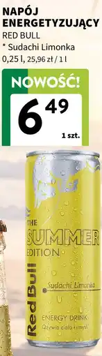 Intermarche Napój energetyzujący Red Bull Sudachi Limonka oferta