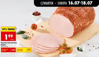 Biedronka Szynka farmerska Duda oferta