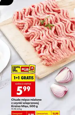 Biedronka Chude mięso mielone z szynki wieprzowej Kraina Mięs oferta