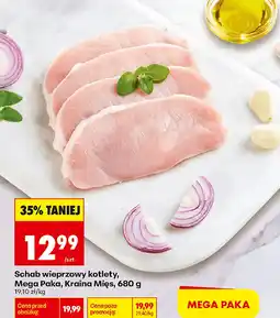 Biedronka Schab wieprzowy kotlety, Mega Paka, Kraina Mięs oferta
