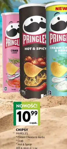 Intermarche Chipsy Pringles oferta