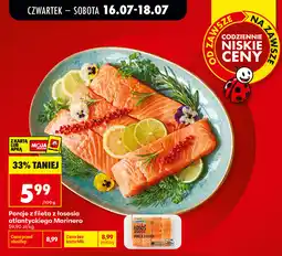 Biedronka Porcje z fileta z łososia atlantyckiego Marinero oferta