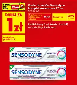 Biedronka Pasta do zębów Sensodyne kompletna ochrona oferta