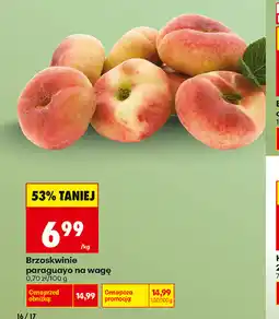 Biedronka Brzoskwinie paraguayo na wagę oferta
