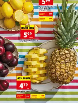 Biedronka Ananas na wagę oferta