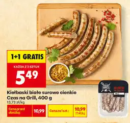 Biedronka Kiełbaski białe surowe cienkie Czas na Grill oferta