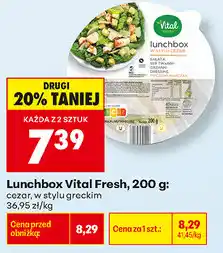 Biedronka Lunchbox Vital Fresh, 200 g: cezar, w stylu greckim oferta