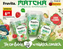Biedronka Shake Matcha Fruvita oferta