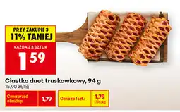 Biedronka Ciastko duet truskawkowy oferta
