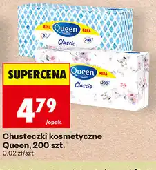 Biedronka Chusteczki kosmetyczne Queen, 200 szt oferta