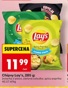 Biedronka Chipsy Lay's Jumbo Pack oferta