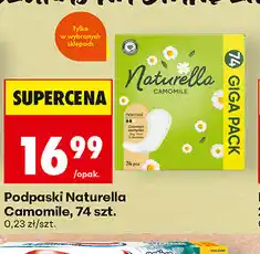 Biedronka Podpaski Naturella Camomile, 74 szt oferta