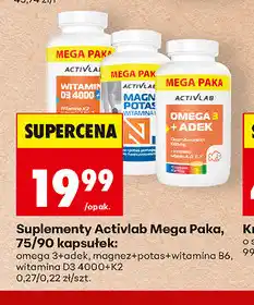 Biedronka Suplementy Activlab Mega Paka, 75/90 kapsułek oferta