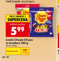 Biedronka Lizaki Chupa Chups w torebce oferta