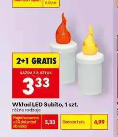 Biedronka Wkład LED Subito oferta