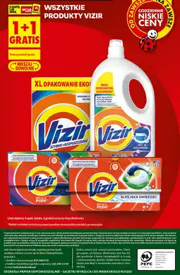 Biedronka Wszystkie produkty Vizir oferta