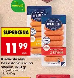 Biedronka Kiełbaski mini bez osłonki Kraina Wędlin oferta