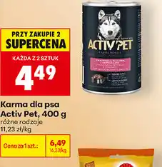 Biedronka Karma dla psa Activ Pet oferta