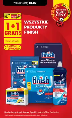 Biedronka Wszystkie produkty Finish oferta