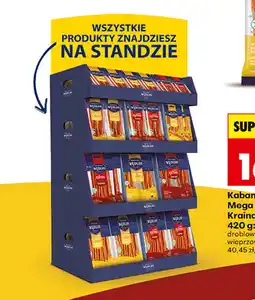 Biedronka Kabanosy Kraina Wędlin na standzie oferta