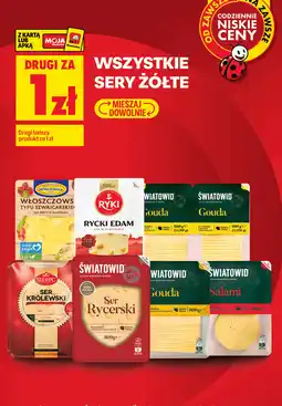 Biedronka Wszystkie sery żółte oferta
