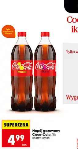 Biedronka Napój gazowany Coca-Cola (cherry, lemon) oferta