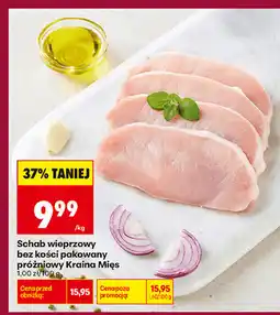 Biedronka Schab wieprzowy bez kości pakowany próżniowo Kraina Mięs oferta