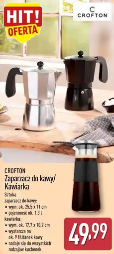 ALDI CROFTON Zaparzacz do kawy/ Kawiarka oferta