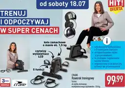 ALDI Crane Rowerek treningowy oferta