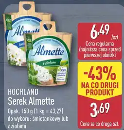 ALDI Hochland Serek Almette oferta