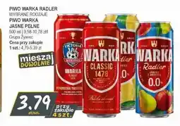 Słoneczko Piwo Warka Classic oferta