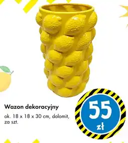 Tedi Wazon dekoracyjny dolomit 18x18x30 cm oferta