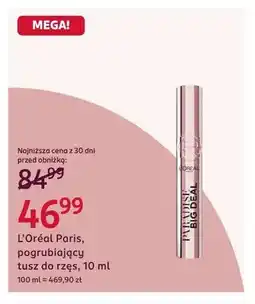 Rossmann Pogrubiający tusz do rzęs L'Oréal Paris Paradise oferta
