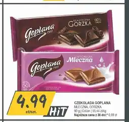 Słoneczko Czekolada Goplana klasyczna gorzka 60% oferta