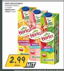 Słoneczko Napój niegazowany Hortex brzoskwinia pomarańcza oferta
