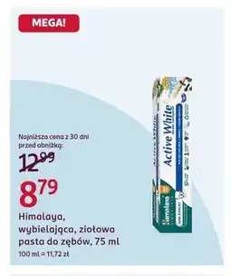 Rossmann Pasta do zębów Himalaya Active White wybielająca ziołowa oferta