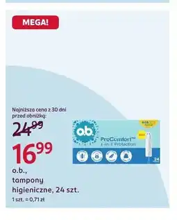 Rossmann Tampony higieniczne o.b. ProComfort oferta