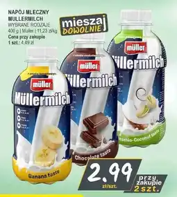 Słoneczko Napój mleczny Mullermilch o smaku bananowym oferta