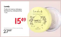 Rossmann Puder do twarzy Lovely Bamboo Loose Powder matujący bambusowy transparentny oferta
