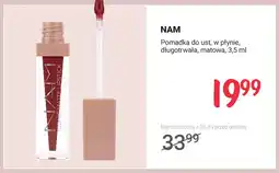 Rossmann Pomadka do ust w płynie NAM długotrwała matowa oferta