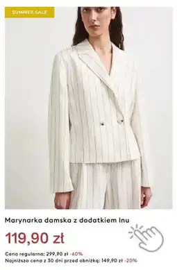 Medicine Marynarka damska z dodatkiem lnu oferta