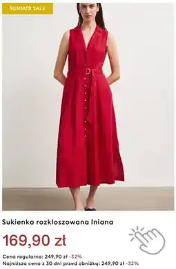 Medicine Sukienka rozkloszowana lniana oferta