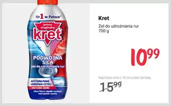 Rossmann Żel do udrożniania rur Kret oferta