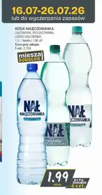 Słoneczko Woda lekko gazowana Nałęczowianka oferta