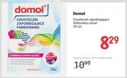 Rossmann Chusteczki zapobiegające farbowaniu ubrań Domol oferta