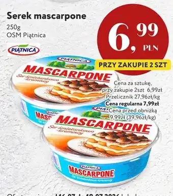 Market Point Serek mascarpone Piątnica oferta