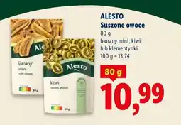 Lidl Suszone owoce banany mini Alesto oferta