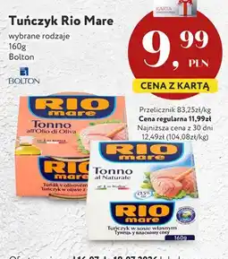 Market Point Tuńczyk w oliwie z oliwek Rio Mare oferta