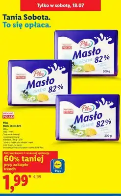 Lidl Masło ekstra 82% Pilos oferta