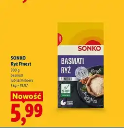 Lidl Ryż Finest jaśminowy Sonko oferta